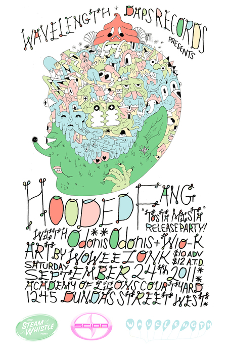 Hooded Fang CD release at The Academy Lions of Crossfit Gym (Outdoor Courtyard) w/ Odonis Odonis, Wio-K + more
