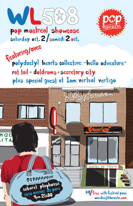 Wavelength @ Pop Montreal — Polydactyl Hearts Collective, Rat Tail, Doldrums + Vertual Vertigo