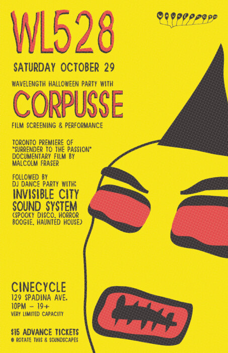 Wavelength Halloween Party with Corpusse — Film Screening + Performance!!!