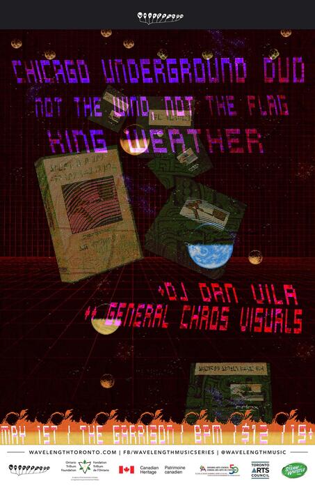 Chicago Underground Duo + Not The Wind, Not The Flag + King Weather + DJ Daniel Vila