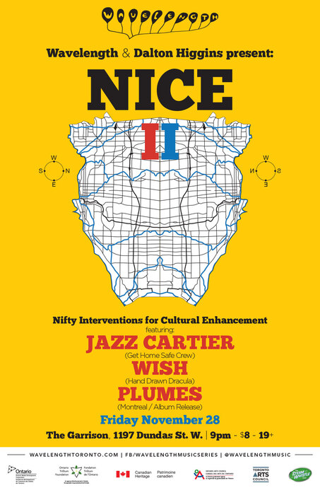Wavelength &amp;amp;amp; Dalton Higgins present NICE II: Jazz Cartier + Wish + Plumes + more