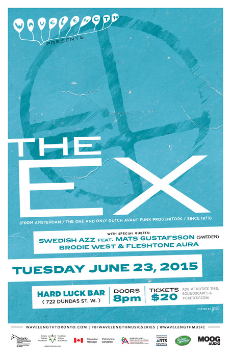The Ex (from The Netherlands) + Swedish azz feat. Mats Gustafsson + Brodie West &amp;amp;amp; Fleshtone Aura