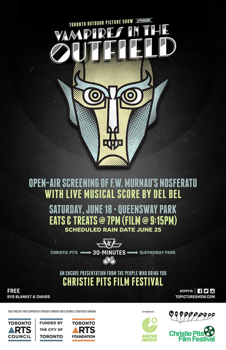 Vampires in the Outfield: Live outdoor film screening of Nosferatu w/ live score by Del Bel