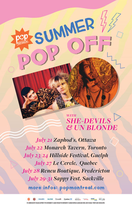 She-Devils / Un Blonde / Secret Sign - Pop Off Tour &amp;amp;amp; Camp Wavelength Warm Up