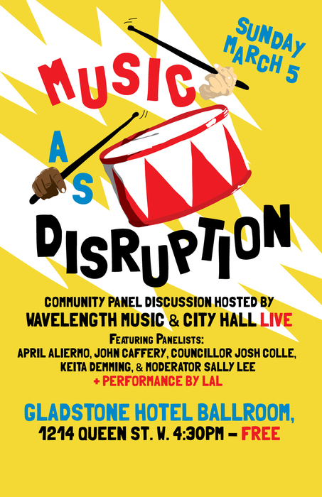 RESCHEDULED: MUSIC AS DISRUPTION - Community Panel Discussion
