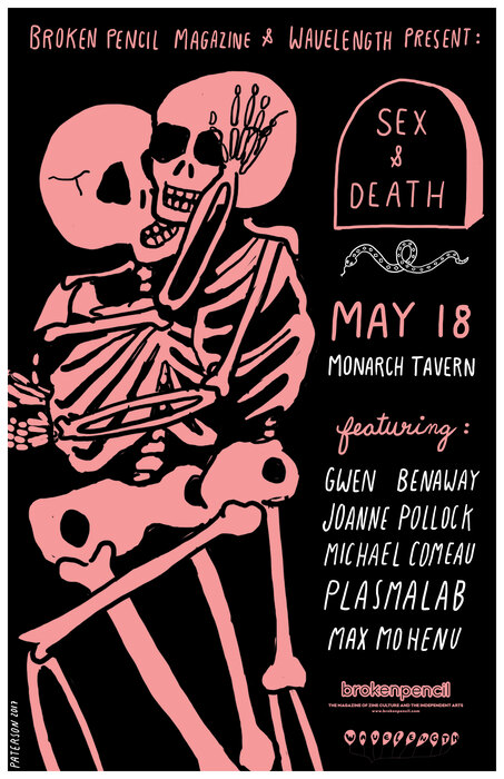 Broken Pencil + Wavelength present: Sex & Death feat. Plasmalab + Joanne Pollock + more