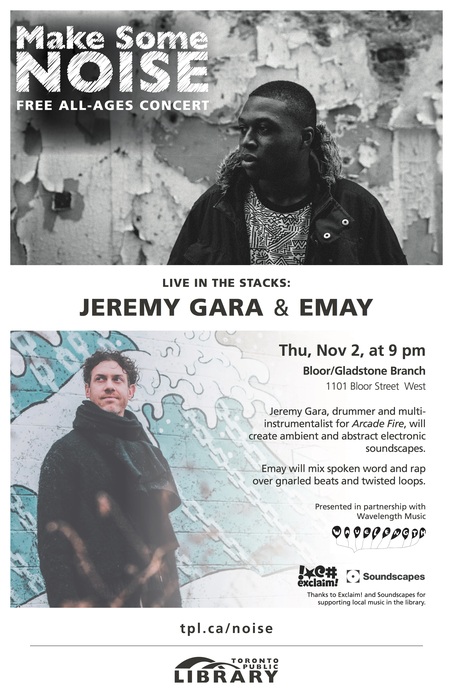 Live in the Stacks: Jeremy Gara &amp;amp;amp; Emay