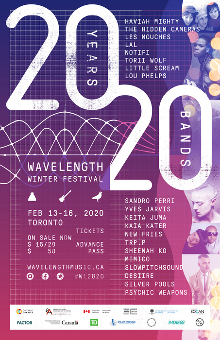 Wavelength Winter Festival 2020 - Saturday Night at Longboat Hall