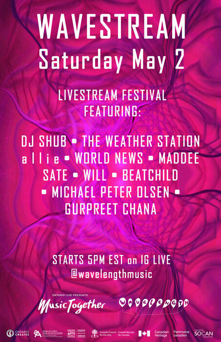 Wavestream: Wavelength + Music Together Livestream Festival