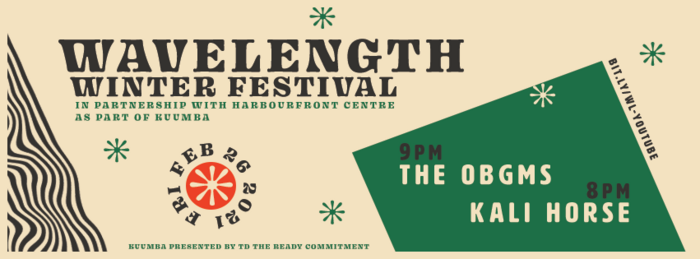 Wavelength Winter Festival 2021: The OBGMs + Kali Horse