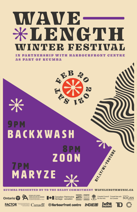 Wavelength Winter Festival 2021: Backxwash + Zoon + Maryze