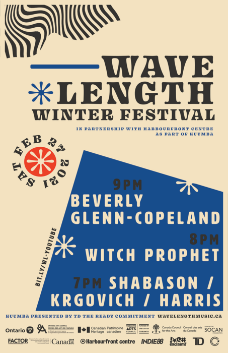 Wavelength Winter Festival 2021: Beverly Glenn-Copeland Witch Prophet  Shabason, Krgovich  Harris Wavelength Music