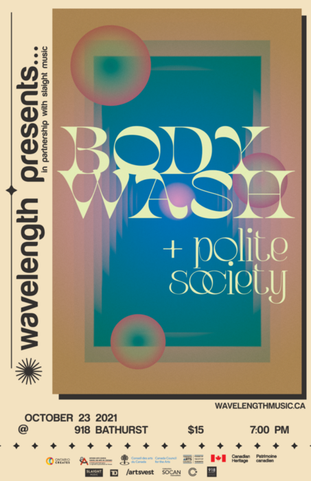 Wavelength Presents: Bodywash &amp;amp;amp; Polite Society (SOLD OUT!)