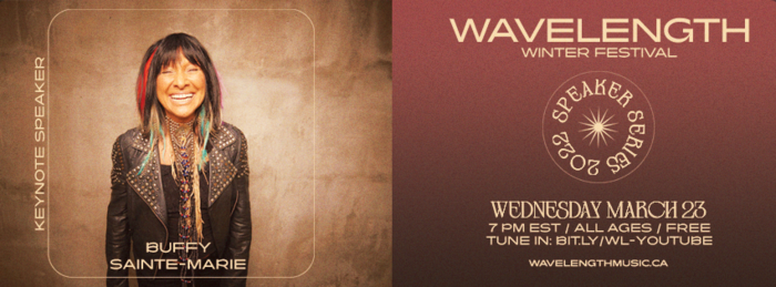 Wavelength Winter Festival: Speaker Series 2022 Keynote from Buffy Sainte-Marie