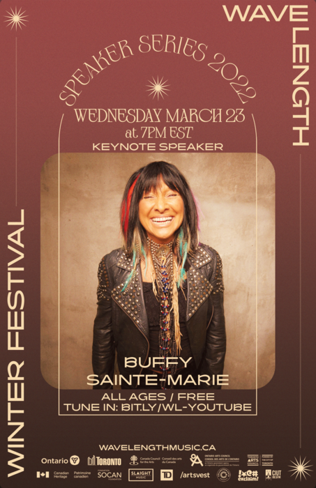 Wavelength Winter Festival: Speaker Series 2022 Keynote from Buffy Sainte-Marie