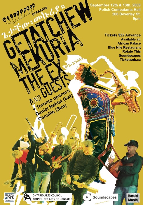 Getatchew Mekuria & The Ex + Canaille