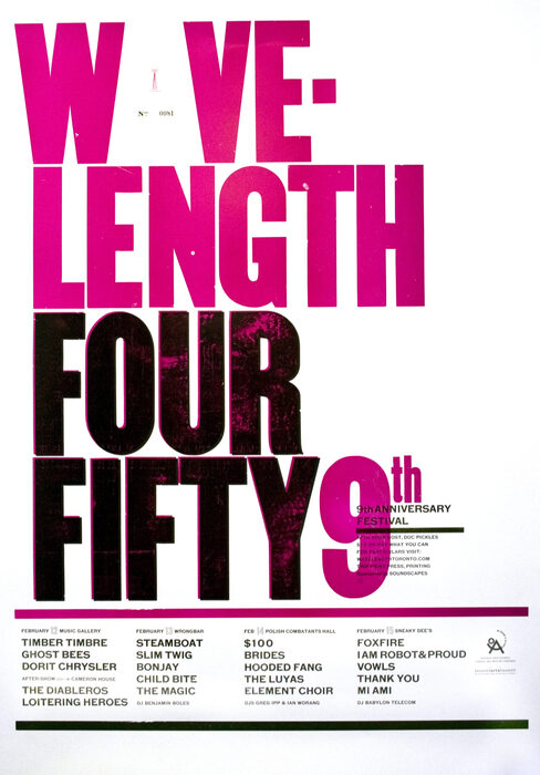 Wavelength 450 Ninth Anniversary Festival - Night Three: $100 + Brides + Hooded Fang + The Luyas + Element Choir