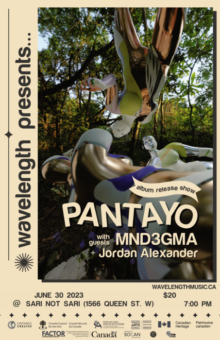 Pantayo (‘Ang Pagdaloy’ LP Release) + MND3GMA + Jordan Alexander: Wavelength