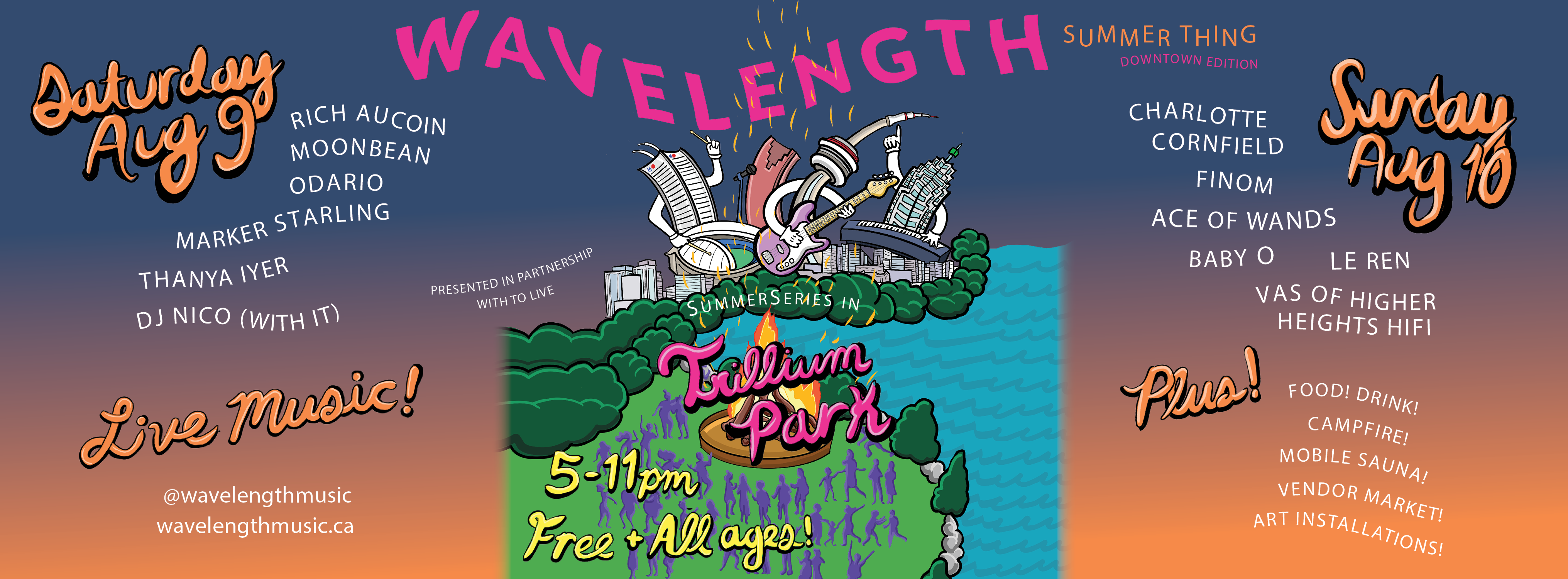 Wavelength Summer Thing 2025: Downtown Edition Night One