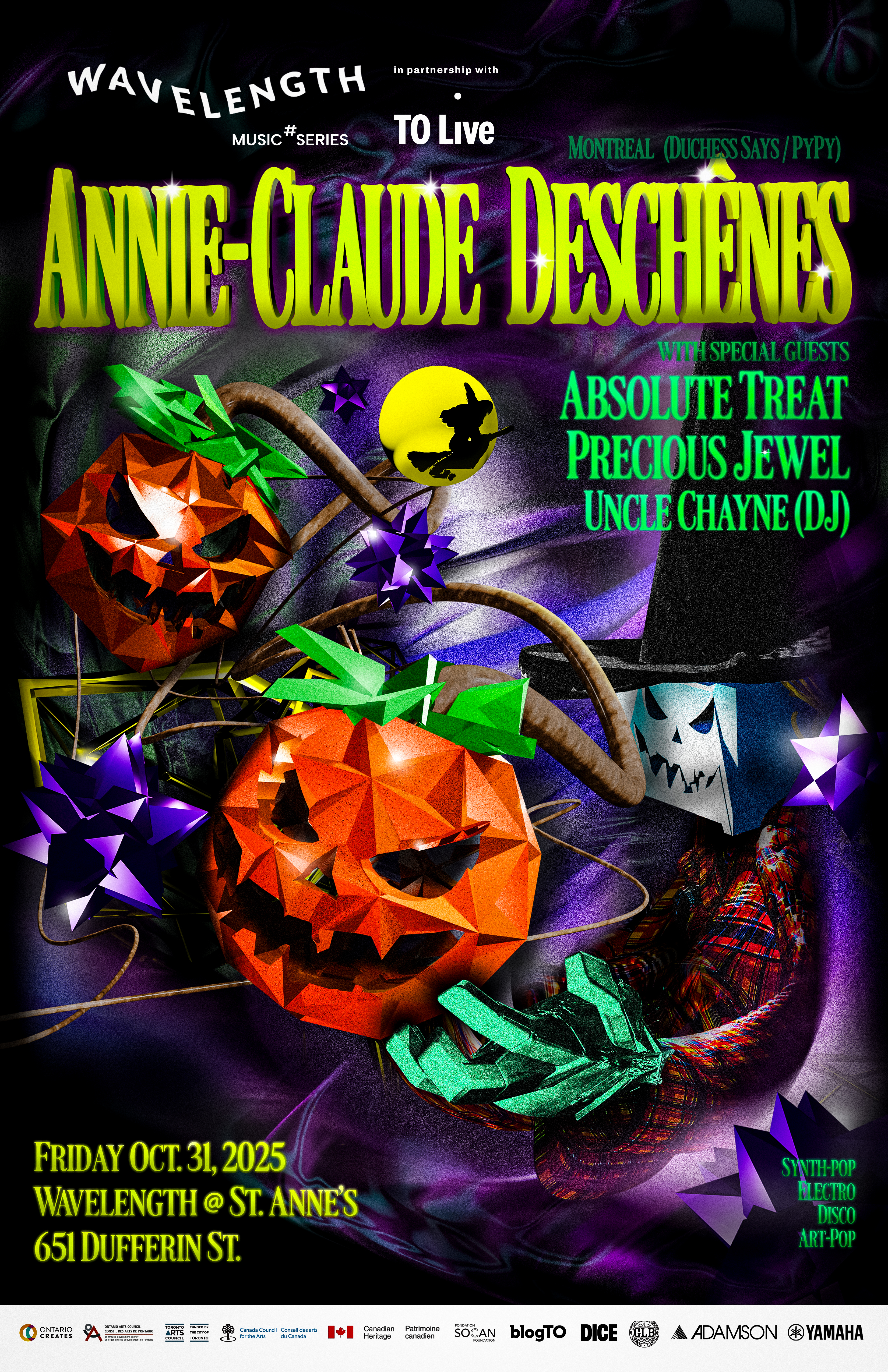 Annie-Claude Deschênes + Absolute Treat + Precious Jewel + Uncle Chayne (DJ) : Wavelength