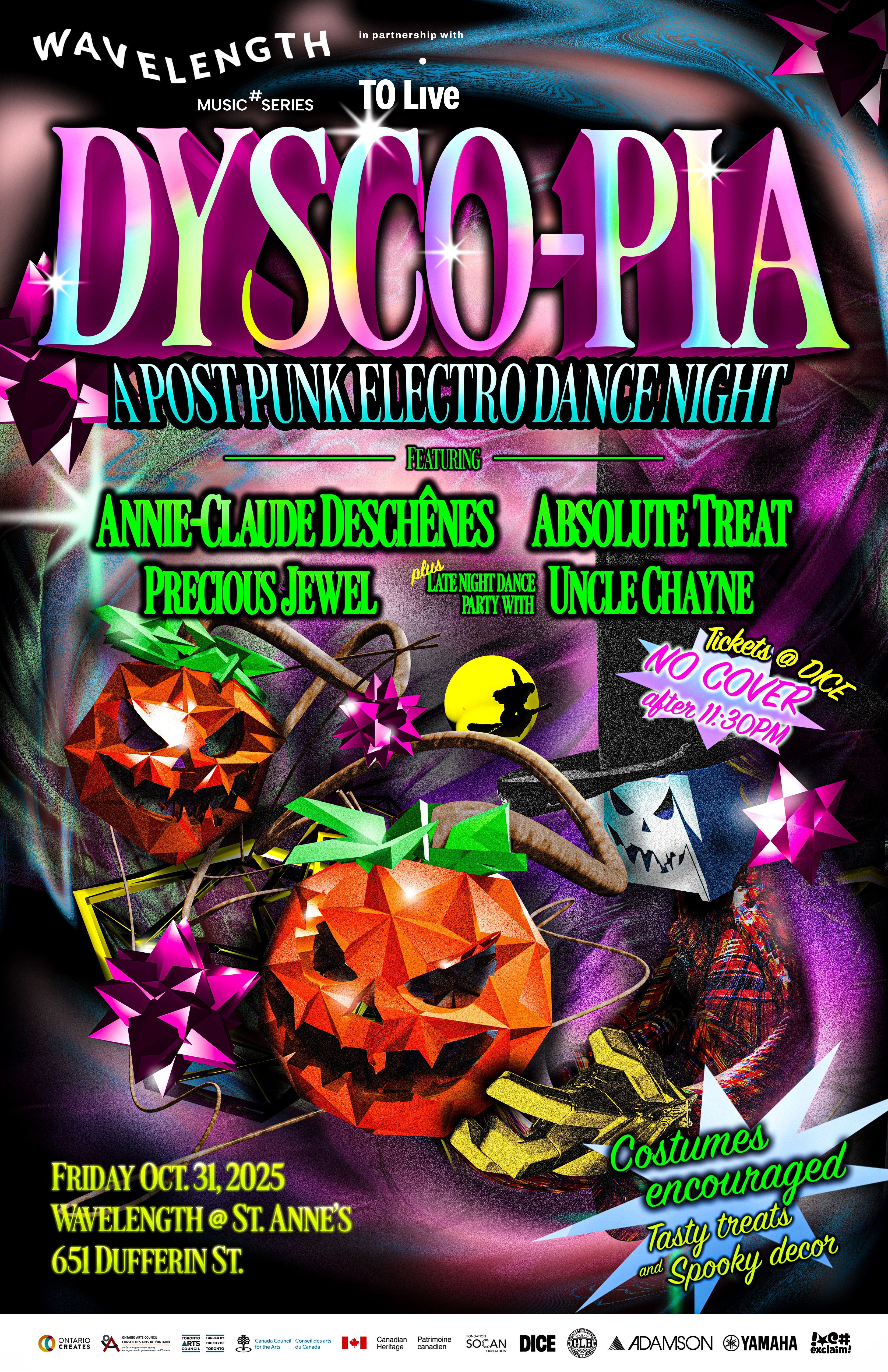 Dysco-pia: a post punk electro dance night with Wavelength
