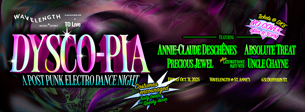 Dysco-pia: a post punk electro dance night with Wavelength