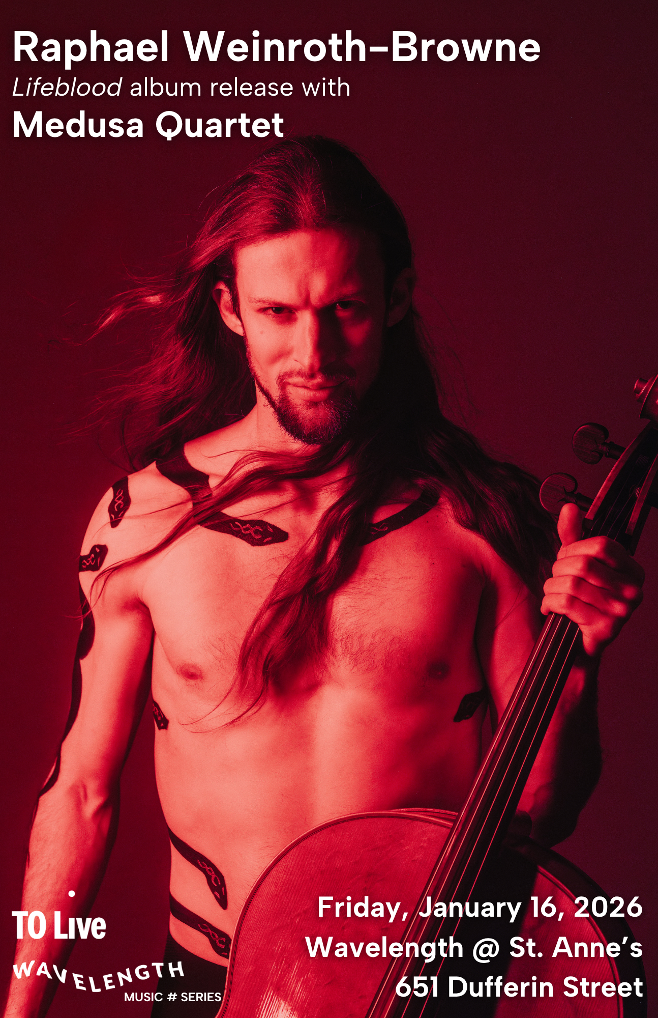 Raphael Weinroth-Browne Lifeblood Album Release + Medusa Quartet: Wavelength