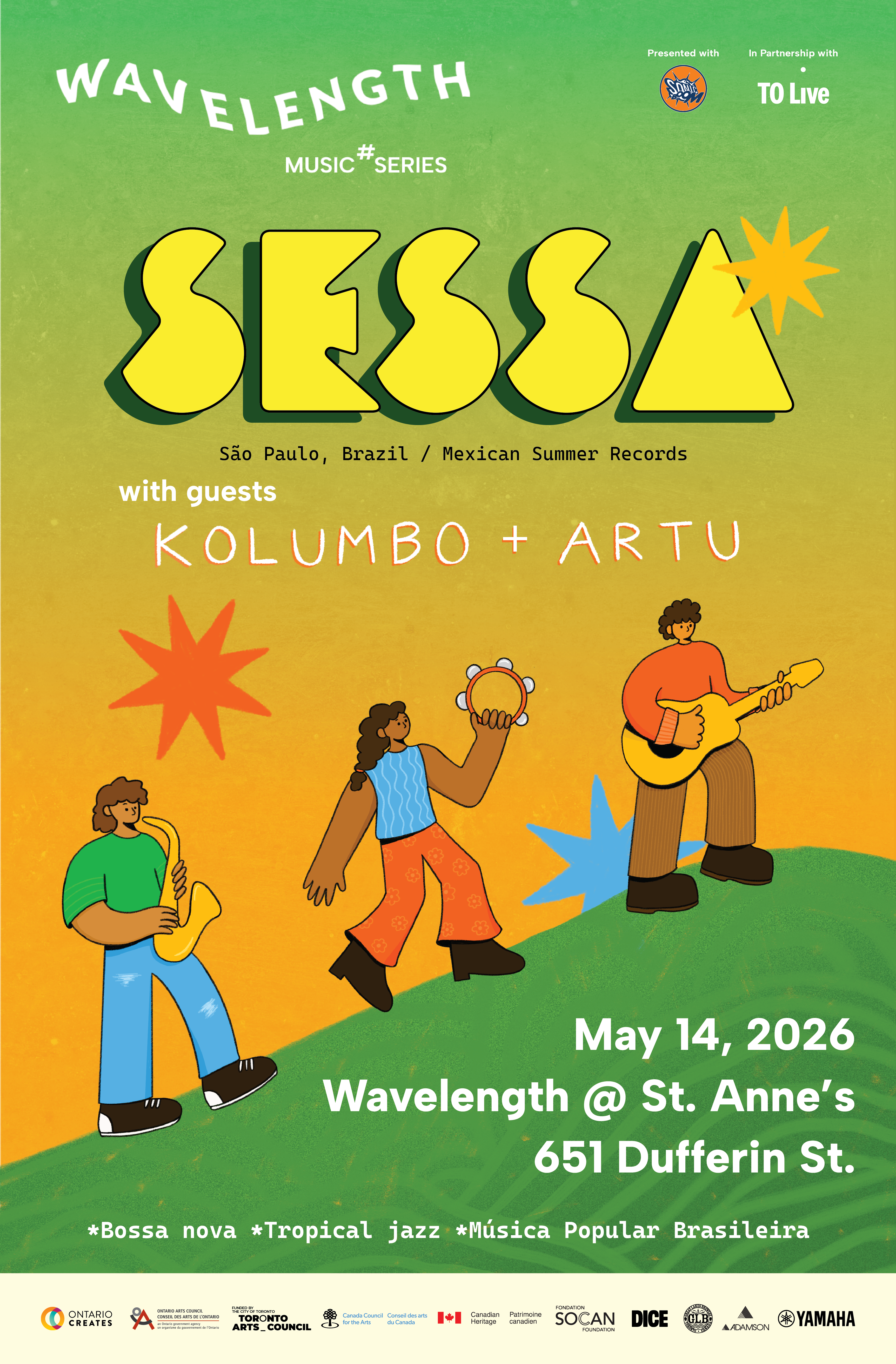 Sessa + Kolumbo + ARTU: Wavelength