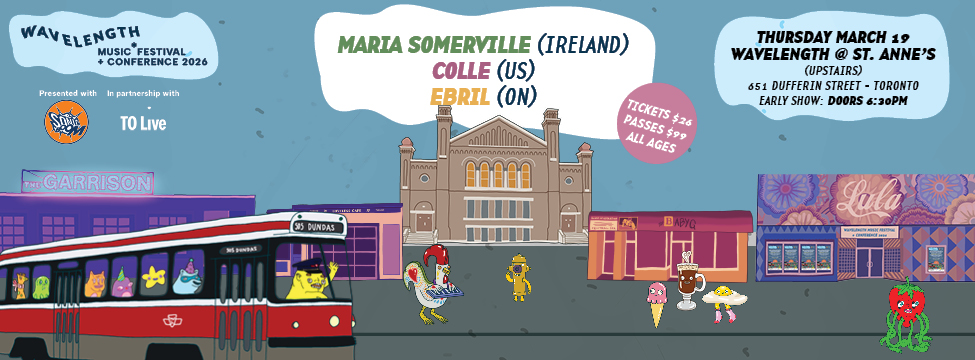 Maria Somerville + Colle + Ebril: Wavelength Music Festival + Conference 2026