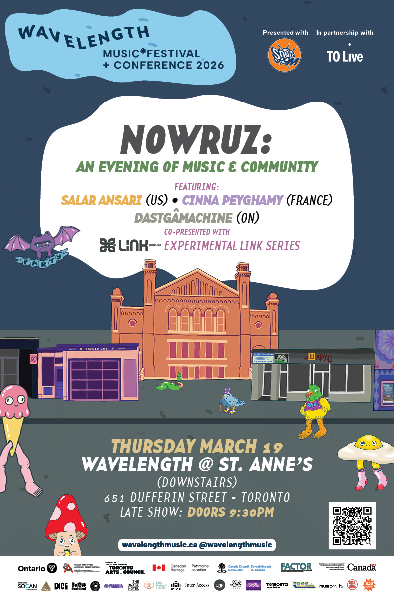 Nowruz: An Evening of Music & Community feat. Salar Ansari + Cinna Peyghamy + Dastgâmachine: Wavelength Music Festival + Conference 2026