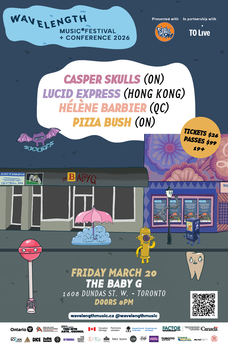 Casper Skulls + Lucid Express + Hélène Barbier + Pizza Bush: Wavelength Music Festival + Conference 2026