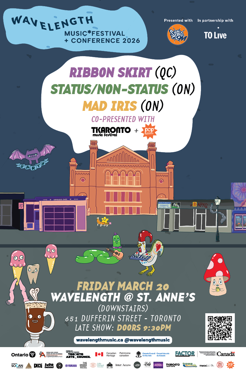 Ribbon Skirt + Status/Non-Status + Mad Iris: Wavelength Music Festival + Conference 2026