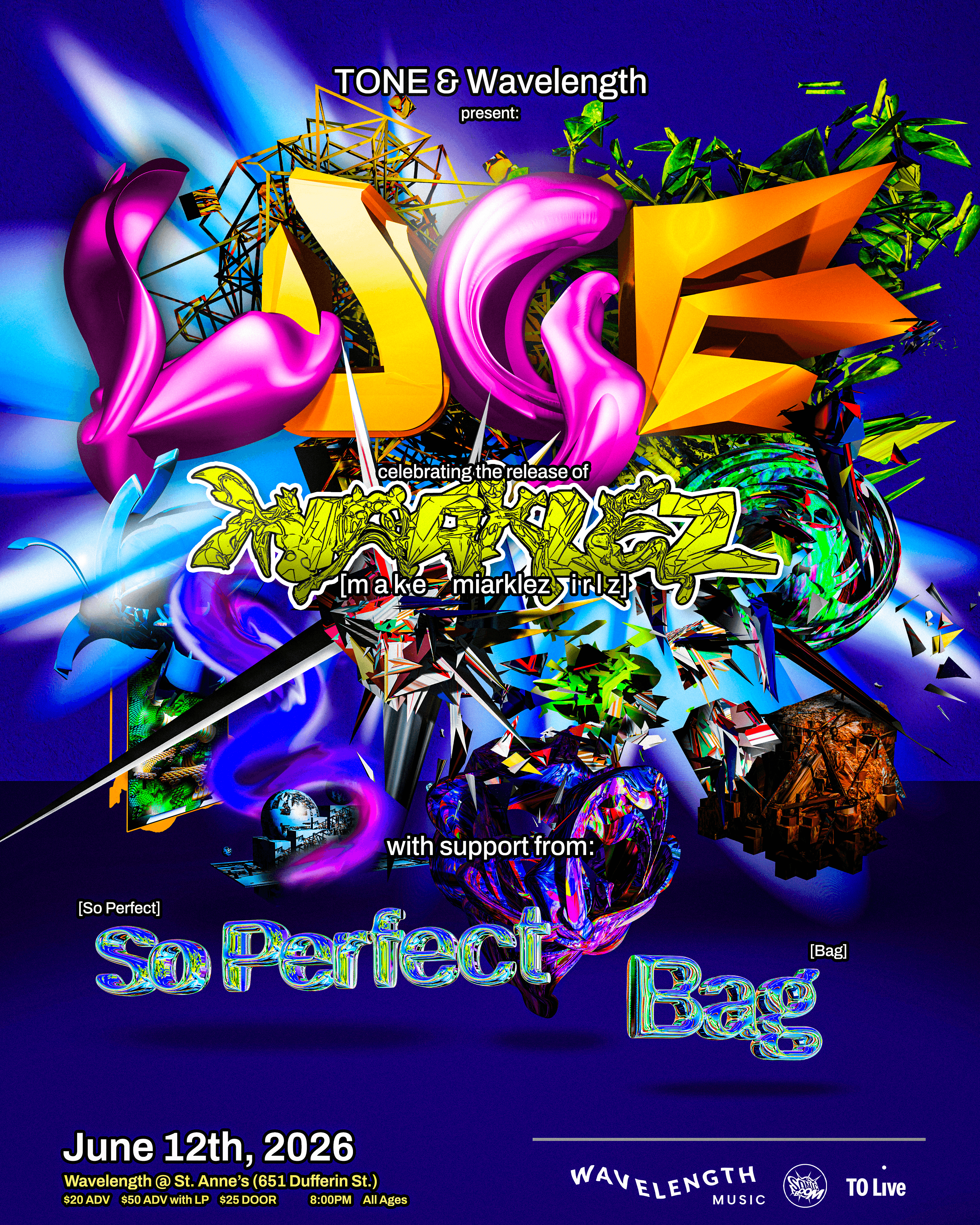 Luge album release: Burn Down the Capital x TONE x Wavelength