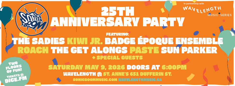 SONIC BOOM 25th Anniversary Party