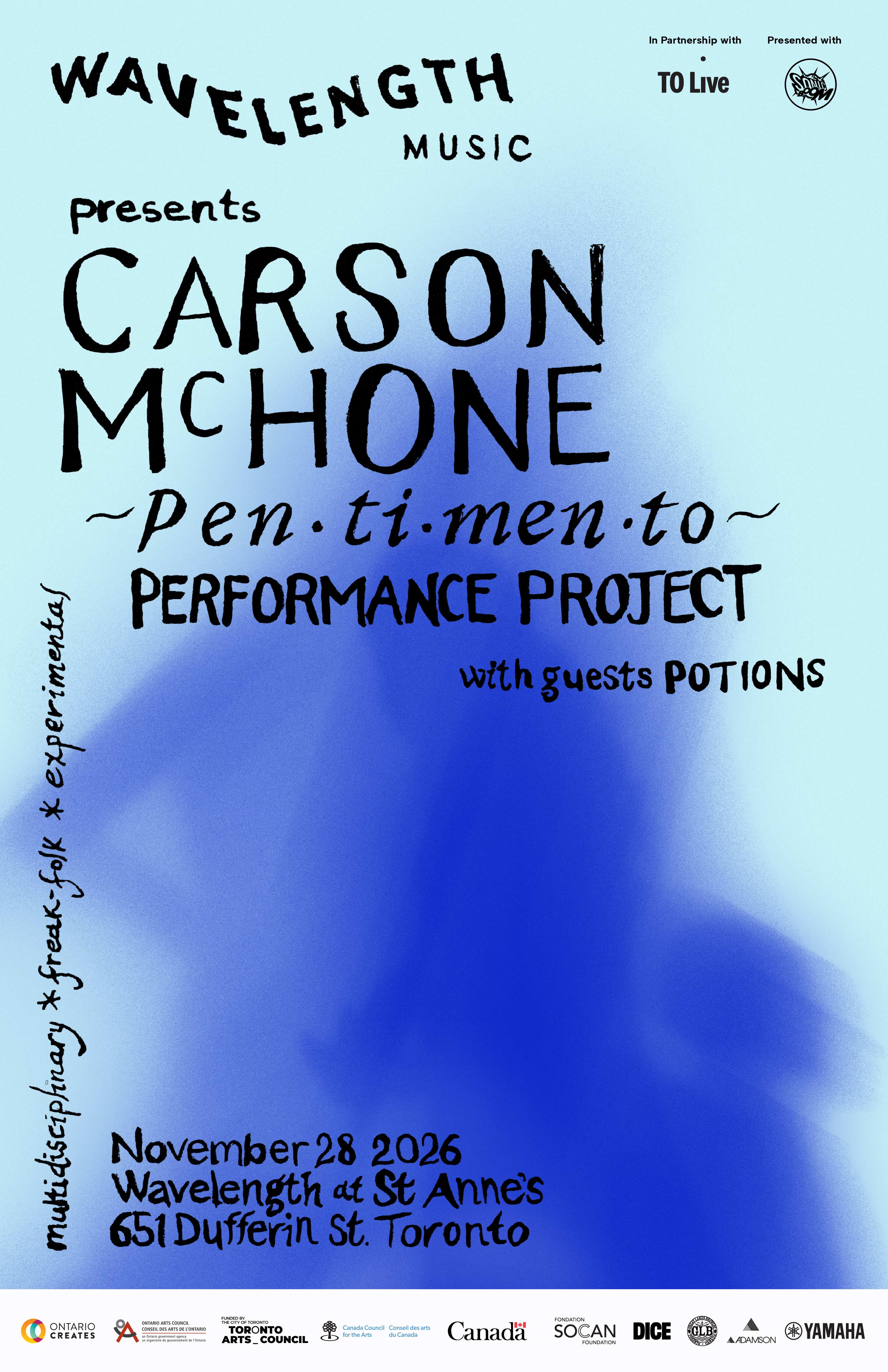 Carson McHone: Pentimento Performance Project + Potions