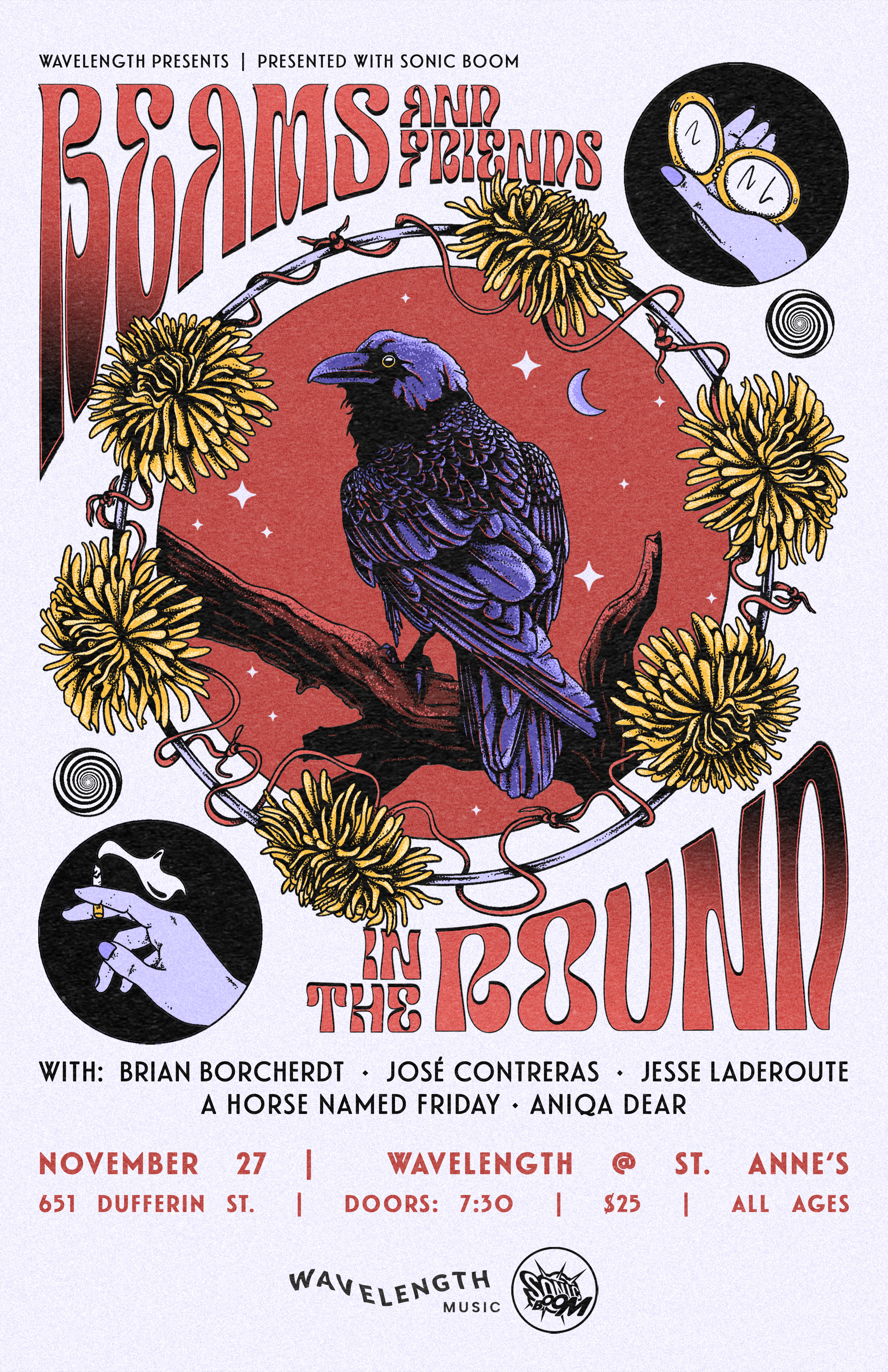 Beams and friends “In the Round”
